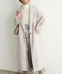 natural couture | ニットモッサ袖タックチェスターコート(その他アウター)