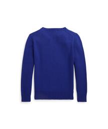 新品　ラルフローレン　ダルメシアン　コットンニットセーター 美品✨ポロラルフローレンダルメシアンコットンニットセーター