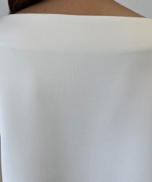 un dix cors(アンディコール)の「ルーズシルエットネックカットソー(Tシャツ/カットソー・レディース・レッド/ブラック/アイボリー・FREE)」の19枚目の写真