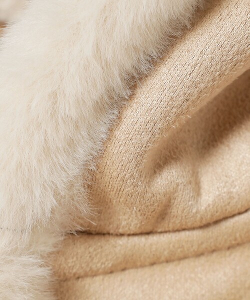 BEAMS mini（ビームスミニ）の「BEAMS mini / フェイクムートン コート 23FW（90～150cm）（ムートンコート・キッズ・ブラウン系その他・150/130/110/120/100/140/90）」の11枚目の写真