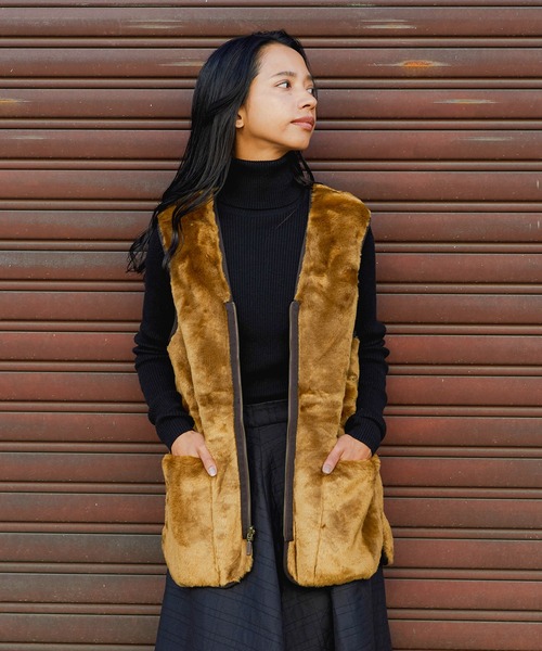 Barbour（バブアー）の「barbour（バブアー）ファーライナー MLI0035BR31（ベスト・レディース・ブラウン・38/40）」の16枚目の写真