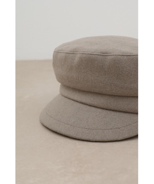 AZUL by moussy(アズールバイマウジー)の「ウールライクキャスケット(キャスケット・レディース・ブラック/グレイッシュベージュ・FREE)」の15枚目の写真