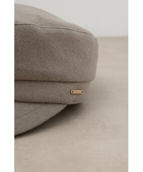 AZUL by moussy(アズールバイマウジー)の「ウールライクキャスケット(キャスケット・レディース・ブラック/グレイッシュベージュ・FREE)」の16枚目の写真