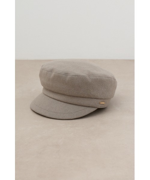 AZUL by moussy(アズールバイマウジー)の「ウールライクキャスケット(キャスケット・レディース・ブラック/グレイッシュベージュ・FREE)」の11枚目の写真