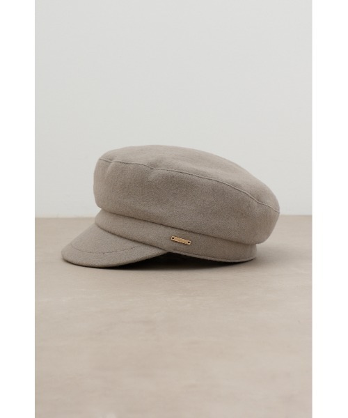 AZUL by moussy(アズールバイマウジー)の「ウールライクキャスケット(キャスケット・レディース・ブラック/グレイッシュベージュ・FREE)」の12枚目の写真