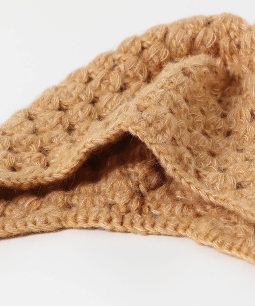 URBAN RESEARCH DOORS(アーバンリサーチドアーズ)の「耳付き柄編みニット帽(KIDS)(ニットキャップ/ビーニー・キッズ・オフホワイト/オレンジ系その他・ONE)」の13枚目の写真