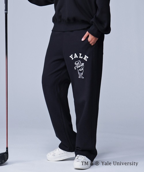 antiqua(アンティカ)の「YALE ロゴプリントパンツ(その他パンツ・レディース・ネイビー/ブラック/オフホワイト・M/S/L)」の3枚目の写真