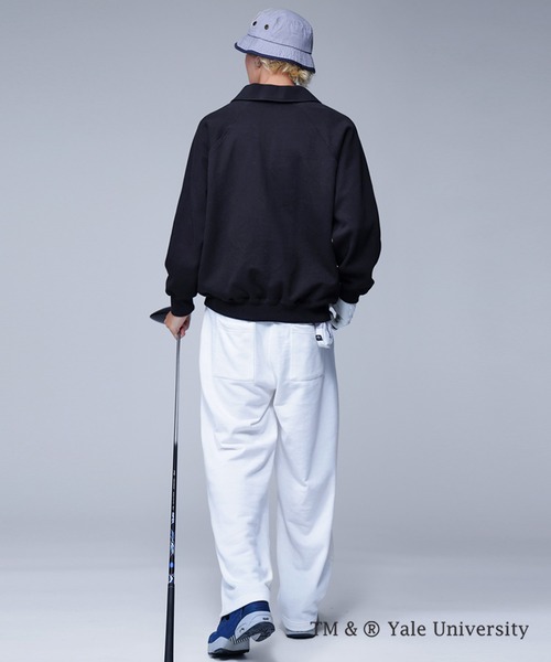 antiqua(アンティカ)の「YALE ロゴプリントパンツ(その他パンツ・レディース・ネイビー/ブラック/オフホワイト・M/S/L)」の7枚目の写真