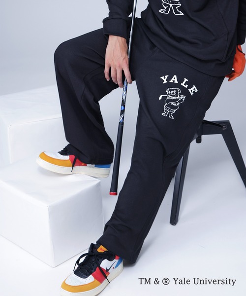 antiqua(アンティカ)の「YALE ロゴプリントパンツ(その他パンツ・レディース・ネイビー/ブラック/オフホワイト・M/S/L)」の12枚目の写真
