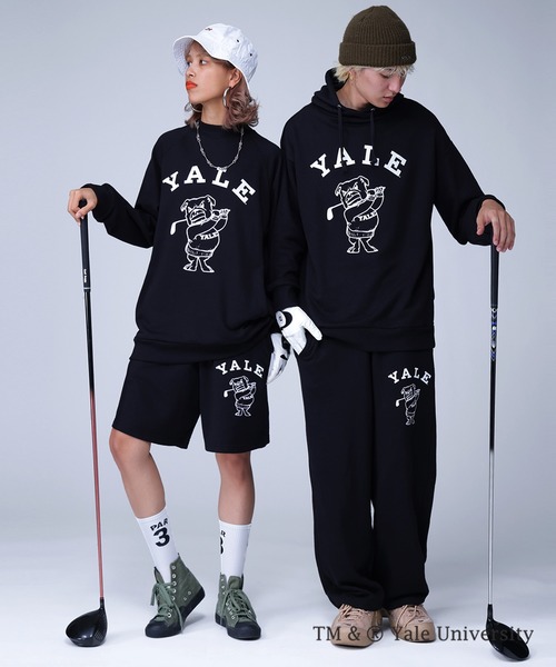 antiqua(アンティカ)の「YALE ロゴプリントパンツ(その他パンツ・レディース・ネイビー/ブラック/オフホワイト・M/S/L)」の22枚目の写真