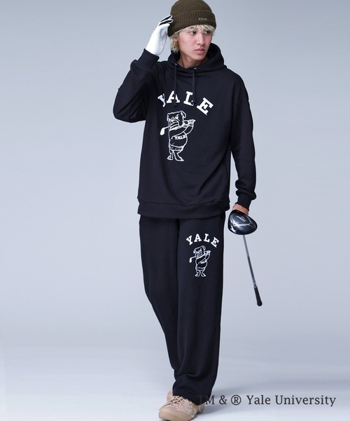 antiqua(アンティカ)の「YALE ロゴプリントパンツ(その他パンツ・レディース・ネイビー/ブラック/オフホワイト・M/S/L)」の13枚目の写真