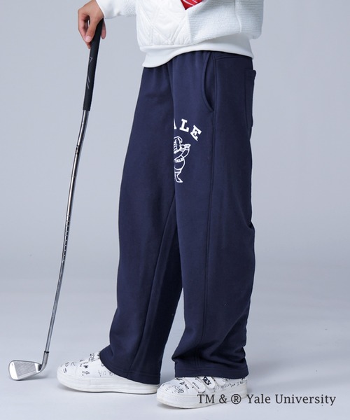 antiqua(アンティカ)の「YALE ロゴプリントパンツ(その他パンツ・レディース・ネイビー/ブラック/オフホワイト・M/S/L)」の14枚目の写真