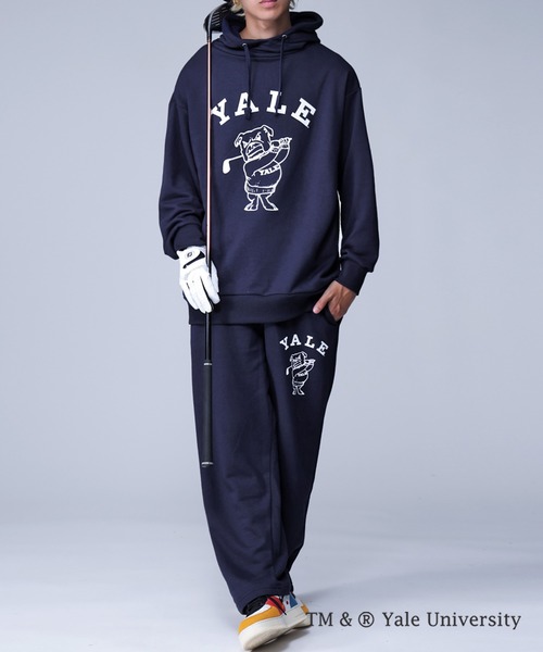 antiqua(アンティカ)の「YALE ロゴプリントパンツ(その他パンツ・レディース・ネイビー/ブラック/オフホワイト・M/S/L)」の19枚目の写真