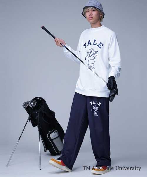 antiqua(アンティカ)の「YALE ロゴプリントパンツ(その他パンツ・レディース・ネイビー/ブラック/オフホワイト・M/S/L)」の21枚目の写真