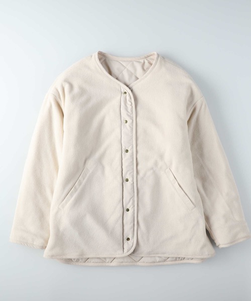 Right-on(ライトオン)の「【HONEYSUCKLE ROSE】リバーシブルジャケット(その他アウター・レディース・オフホワイト/ブラック・M/L)」の13枚目の写真