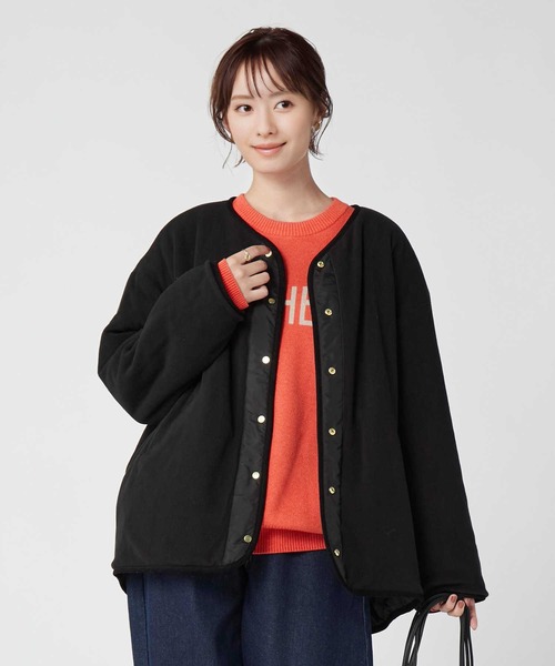 Right-on(ライトオン)の「【HONEYSUCKLE ROSE】リバーシブルジャケット(その他アウター・レディース・オフホワイト/ブラック・M/L)」の20枚目の写真
