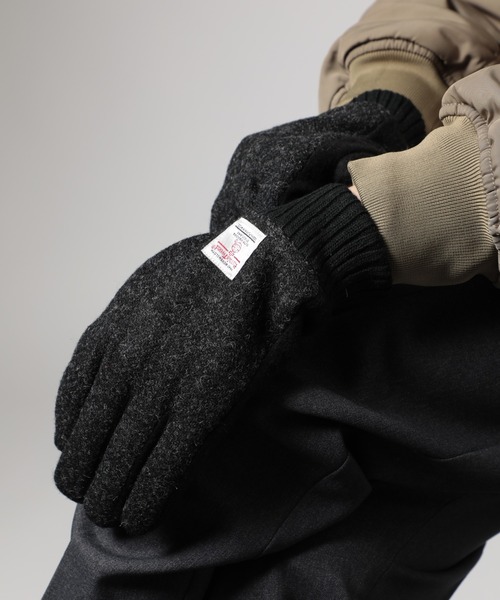 SETUP7(セットアップセブン)の「【SETUP7】ハリスニットカフス裏ボア手袋 スマホ対応 WINGI(手袋・メンズ・チャコールグレー/その他3/マルチ/その他2/グレー系その他2/ネイビー・FREE)」の7枚目の写真