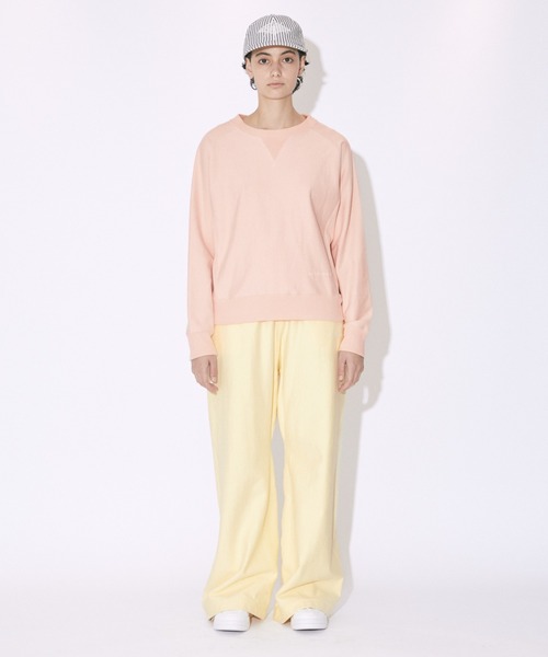 beautiful people（ビューティフルピープル）の「suvin compact sweat pullover（スウェット・レディース・チャコールグレー/ピンク/レモンイエロー・36/42）」の9枚目の写真