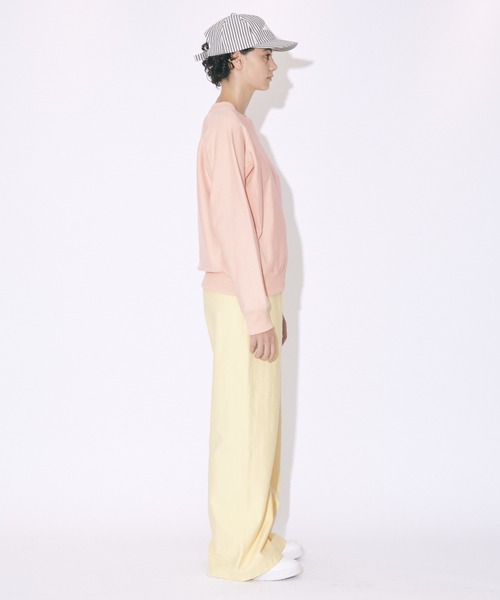 beautiful people（ビューティフルピープル）の「suvin compact sweat pullover（スウェット・レディース・チャコールグレー/ピンク/レモンイエロー・36/42）」の8枚目の写真