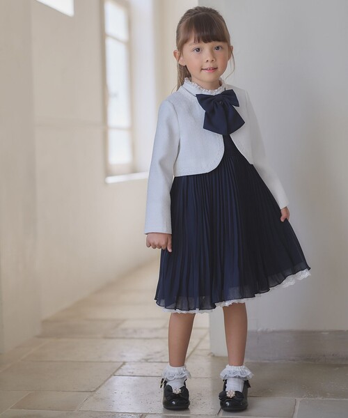 ANY（エニィ）の「シフォン プリーツ ワンピース（ワンピース・キッズ・ネイビー系/ライラック系/サックスブルー系・120/110/130）」の14枚目の写真