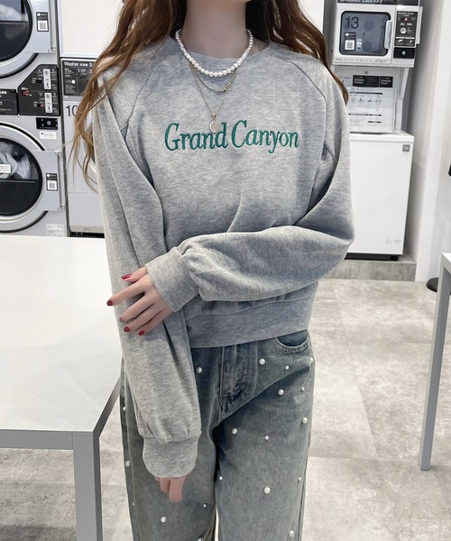 Chick(チック)の「Grand Canyon スウェット(スウェット・レディース・グレー/ネイビー/ピンク・FREE)」の2枚目の写真