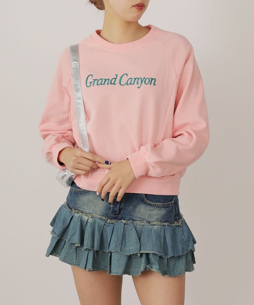 Chick(チック)の「Grand Canyon スウェット(スウェット・レディース・グレー/ネイビー/ピンク・FREE)」の17枚目の写真