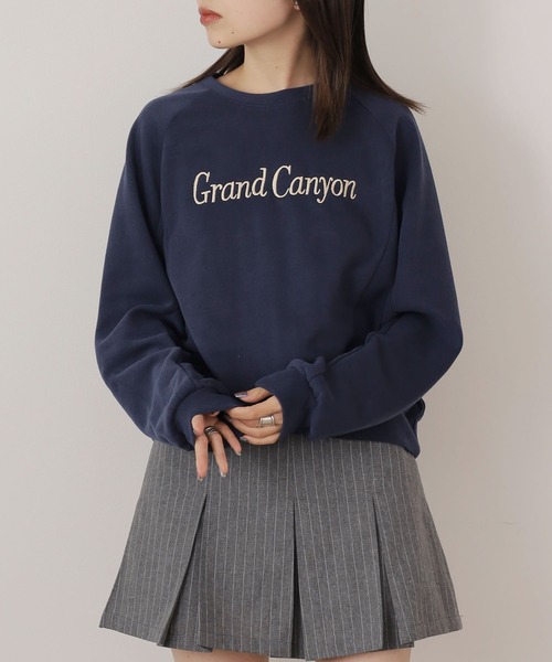 Chick(チック)の「Grand Canyon スウェット(スウェット・レディース・グレー/ネイビー/ピンク・FREE)」の14枚目の写真