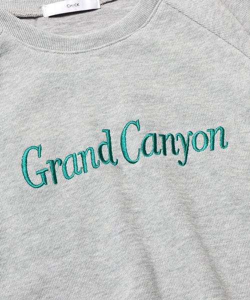 Chick(チック)の「Grand Canyon スウェット(スウェット・レディース・グレー/ネイビー/ピンク・FREE)」の5枚目の写真