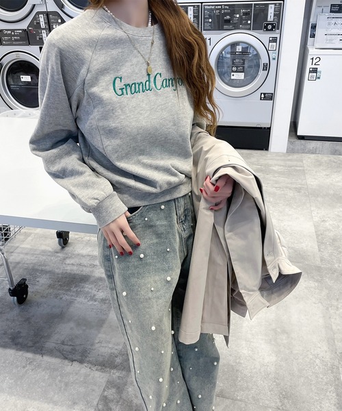 Chick(チック)の「Grand Canyon スウェット(スウェット・レディース・グレー/ネイビー/ピンク・FREE)」の20枚目の写真