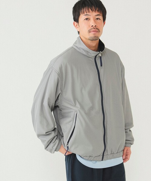 Beams リフレクターナイロンジャケット　S BEAMS（ビームス）の「BEAMS / リバーシブル スタンドカラー ブルゾン