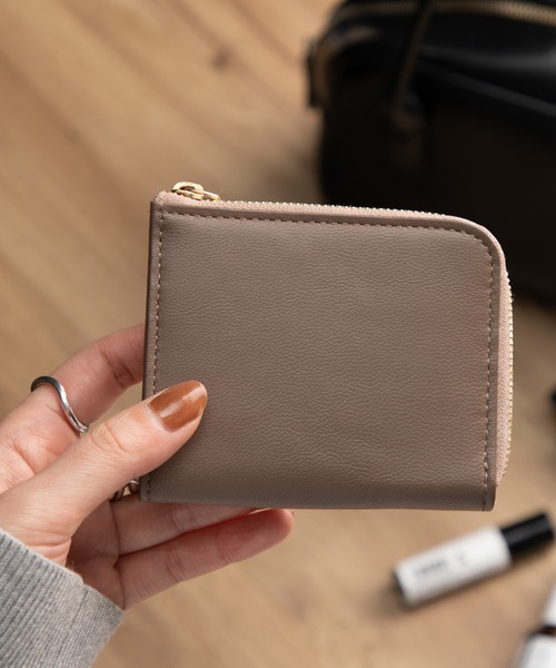 ギオネ ラムレザー フリップジップ L字 ミニ財布 GUIONNET FLIPZIP ANTISKIMING MINI WALLET（財布）｜GUIONNET（ギオネ）