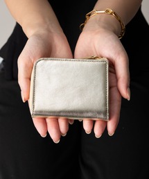 GUIONNET（ギオネ）の「ギオネ ラムレザー フリップジップ L字 ミニ財布　GUIONNET FLIPZIP ANTISKIMING MINI WALLET（財布）」
