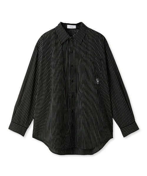 emmi(エミ)の「【emmi atelier】ewcルーズシルエットシャツ(シャツ/ブラウス・レディース・オフホワイト/ピンク/ダークネイビー/SHERBET/ストライプ・FREE)」の4枚目の写真