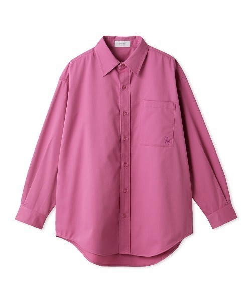 emmi(エミ)の「【emmi atelier】ewcルーズシルエットシャツ(シャツ/ブラウス・レディース・オフホワイト/ピンク/ダークネイビー/SHERBET/ストライプ・FREE)」の1枚目の写真