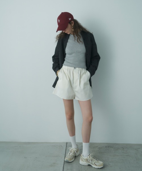 emmi(エミ)の「【emmi atelier】ewcルーズシルエットシャツ(シャツ/ブラウス・レディース・オフホワイト/ピンク/ダークネイビー/SHERBET/ストライプ・FREE)」の9枚目の写真
