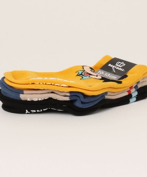 Disney（ディズニー）の「ディズニー クルーソックスセット 9134（ソックス/靴下・キッズ・その他9/ブラック×レッド・13-16/17-20/21-24cm/10-13cm）」の4枚目の写真