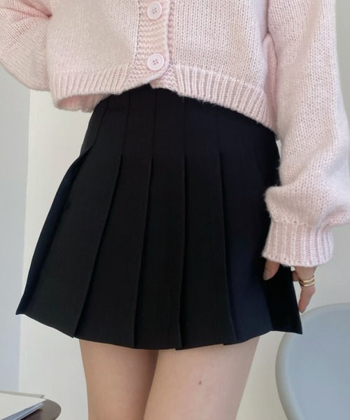 Ada.(エイダ)の「インパン 裏地付き プリーツ ミニスカート(スカート・レディース・グレー/アイボリー/ブラック・S/M/L)」の17枚目の写真