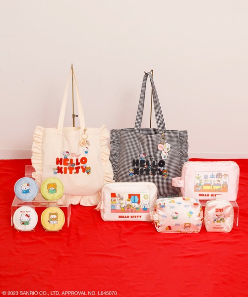 sanrio(サンリオ)の「HELLO KITTY / アクセサリーポーチ(トラベルグッズ・レディース・イエロー/グリーン/ホワイト/ブルー・FREE)」の7枚目の写真