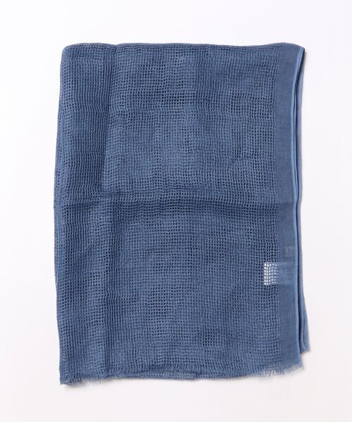 チャイハネ(チャイハネ)の「【チャイハネ】リネダンストール(ストール/ショール・レディース・カーキ/ナチュラル/ネイビー・FREE)」の10枚目の写真