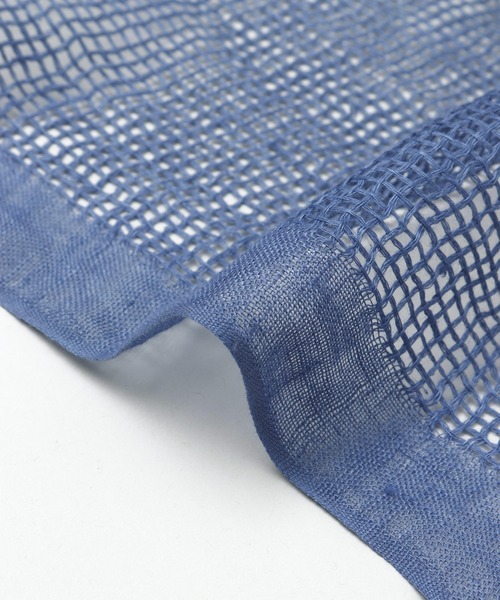 チャイハネ(チャイハネ)の「【チャイハネ】リネダンストール(ストール/ショール・レディース・カーキ/ナチュラル/ネイビー・FREE)」の11枚目の写真