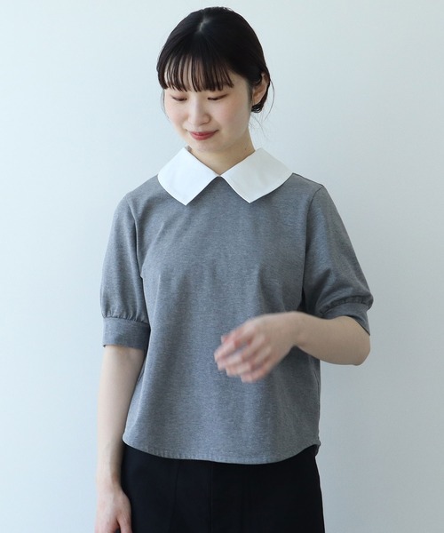 ビュルデサボン　ULTIMA天竺クレリックT bulle de savon（ビュルデサボン）の「ULTIMA天竺 クレリックT