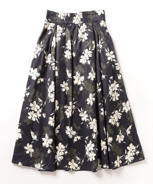 SWINGLE（スウィングル）の「シャドーフラワータックフレアスカート（スカート・レディース・ブラック系その他/グリーン系その他/ベージュ系その他2・SMALL/MEDIUM）」の16枚目の写真