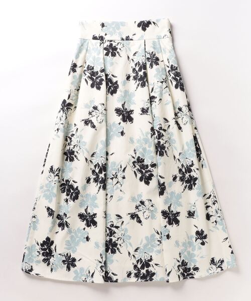 SWINGLE（スウィングル）の「シャドーフラワータックフレアスカート（スカート・レディース・ブラック系その他/グリーン系その他/ベージュ系その他2・SMALL/MEDIUM）」の19枚目の写真