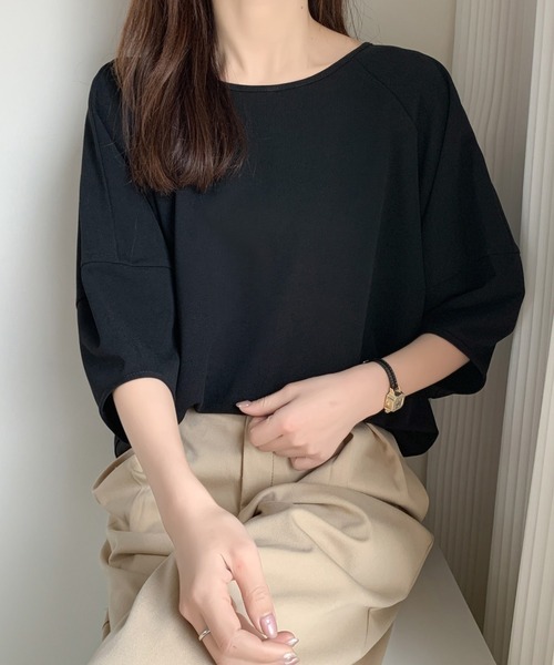 ABITOKYO(アビトーキョー)の「バルーン袖バックリボンブラウス(シャツ/ブラウス・レディース・ブラック/ホワイト/モカ・M/L)」の2枚目の写真