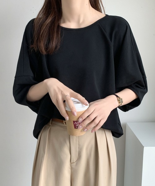 ABITOKYO(アビトーキョー)の「バルーン袖バックリボンブラウス(シャツ/ブラウス・レディース・ブラック/ホワイト/モカ・M/L)」の12枚目の写真