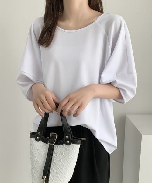 ABITOKYO(アビトーキョー)の「バルーン袖バックリボンブラウス(シャツ/ブラウス・レディース・ブラック/ホワイト/モカ・M/L)」の8枚目の写真
