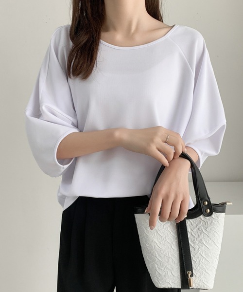 ABITOKYO(アビトーキョー)の「バルーン袖バックリボンブラウス(シャツ/ブラウス・レディース・ブラック/ホワイト/モカ・M/L)」の13枚目の写真