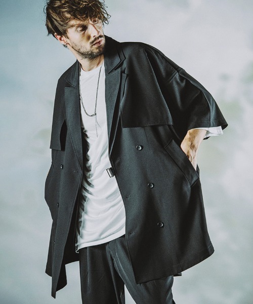 NO ID.（ノーアイディ）の「mj9794- ﾄﾞﾙﾏﾝﾊｰﾌｽﾘｰﾌﾞﾄﾚﾝﾁﾎﾟﾝﾁｮ