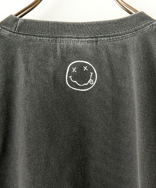 GOOD ROCK SPEED（グッドロックスピード）の「[GOOD ROCK SPEED/グッドロックスピード] 別注 NIRVANA ロックプリントTシャツ（Tシャツ/カットソー・レディース・チャコール・L/XL/F）」の4枚目の写真