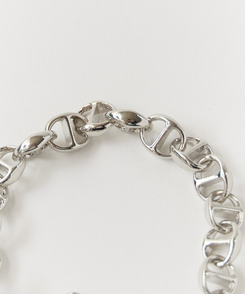 ROOPTOKYO（ループトウキョウ）の「OKUOKU 0909/オクオク アンカーブレスレット oku-bra-00220（ブレスレット・メンズ・シルバー・20/18/22）」の2枚目の写真